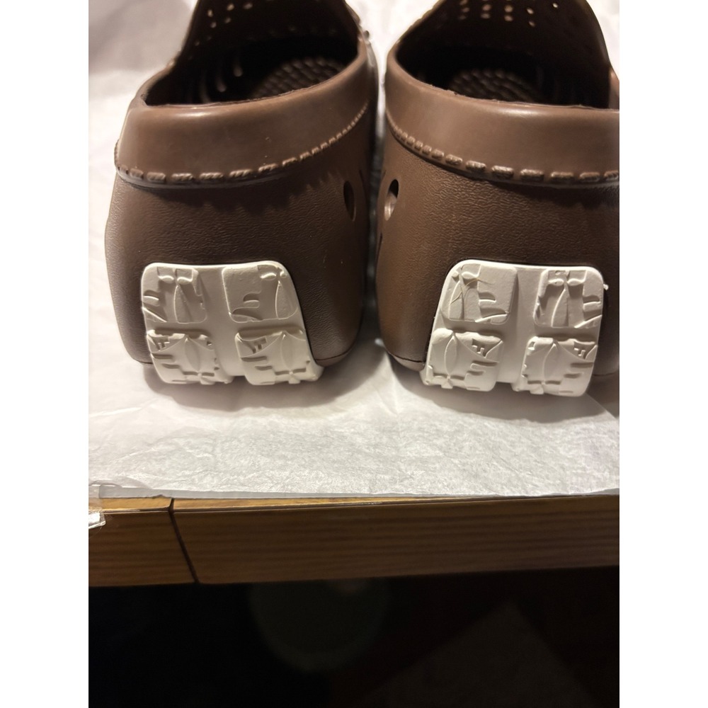 FLOATERS Mens Penny Loafer Brown Comfort Slip On Clogs Shoes Casual - Picture 5 of 8